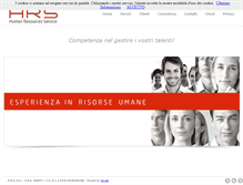 Tablet Screenshot of hrsservice.it